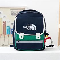 THE NORTH FACE 偽物 リュック レッド カラフルデザイン ペンギン ぬいぐるみ付き ザ・ノースフェイス