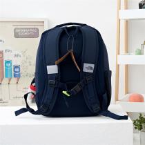 THE NORTH FACE 偽物 リュック レッド カラフルデザイン ペンギン ぬいぐるみ付き ザ・ノースフェイス