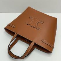 CELINE スーパーコピー トートバッグ レザー Cロゴ ホワイトステッチ セリーヌ