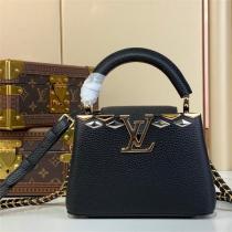 M12751 LOUIS VUITTON スーパーコピー ハンドバッグ ホワイトレザー 金色LVロゴ エレガントデザイン ルイヴィトン