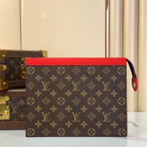 LOUIS VUITTON スーパーコピー 手持ちバッグ レッドアクセント モノグラムキャンバス ルイヴィトン