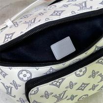 LOUIS VUITTON スーパーコピー ボディバッグ ホワイトブラックモノグラム シンプルデザイン ルイヴィトン