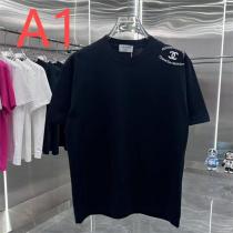CH コピー Tシャツ 洗練デザイン アイコニック「CC」ロゴ ROUGE COCO CLUB CH