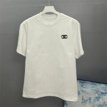 CH スーパーコピー Tシャツ上質さ 「CC」ロゴ刺繍 シンプルデザイン CH スタイリッシュな洋服