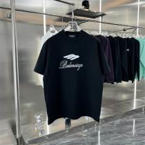 バレンシアガ コピー Tシャツ 手書き風 ロゴ 飛行機 モチーフ アクセント シンプル BALENCIAGA　
