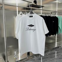 バレンシアガ コピー Tシャツ 手書き風 ロゴ 飛行機 モチーフ アクセント シンプル BALENCIAGA　