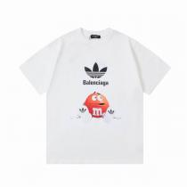 バレンシアガ 偽物 Tシャツ Adidas＆M&M コラボ グラフィック ユニーク ファッション 遊び心 BALENCIAGA