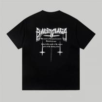 人気 BALENCIAGA 偽物 Tシャツ ゴシック ロゴ 詩的 グラフィック 独特な 詩的な言葉 ゴシック調 バレンシアガ