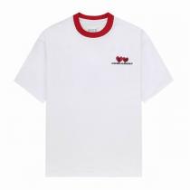 Maison Margiela 偽物 Tシャツ ハート＆数字「5」と「20」 ハートマーク ブランド レイアウト ユニークな メゾン マルジェラ