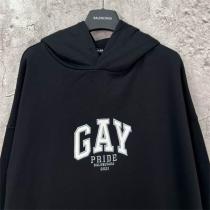 BALENCIAGA コピー パーカー GAY PRIDE ロゴ ポジティブ メッセージ シンプル インパクト デザイン バレンシアガ