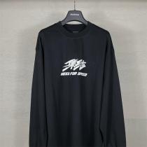 BALENCIAGA スーパーコピー 長袖Tシャツ NEED FOR SPEED ロゴ ストリートデザイン バレンシアガ