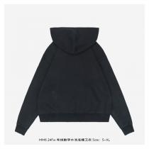 メゾン マルジェラ スーパーコピー パーカー ブラック ロゴ MM6シリーズ Maison Margiela