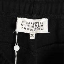 メゾン マルジェラ スーパーコピー スウェットパンツ ブラック グラフィック Maison Margiela