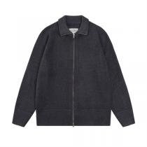 メゾン マルジェラ スーパーコピー ジャケット ブラック リブ編み ジップ仕様 Maison Margiela