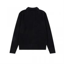 メゾン マルジェラ スーパーコピー ジャケット ブラック リブ編み ジップ仕様 Maison Margiela