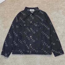 Maison Margiela 偽物 デニムジャケット ダークデニム 数字 ロゴ メゾン マルジェラ