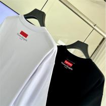 Supremeｘメゾン マルジェラ スーパーコピー Tシャツ ホワイト ブラック コラボ ロゴ 数字 Maison Margiela