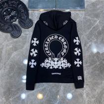CHROME HEARTS 偽物 パーカー 花柄 CERTIFIED CHROME ブラック クロムハーツ