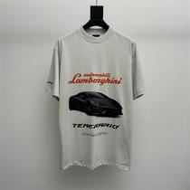 BALENCIAGA コピー x ランボルギーニ コラボTシャツ 豪華 スポーツカー デザイン バレンシアガ