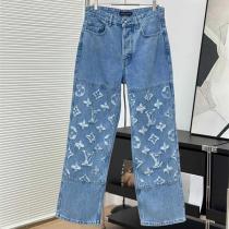 ルイヴィトン スーパーコピー ジーンズ モノグラム ディストレストデザイン デニム LOUIS VUITTON コピー ジーンズ