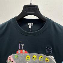 おすすめ LOEWE コピー Tシャツ サブマリン刺繍 カラフル デザイン ロエベ