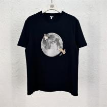 2026人気新品 ロエベ 偽物 Tシャツ 月とウサギ 幻想的 デザイン LOEWE