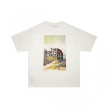 ザノースフェイス × Gucc1 偽物 Tシャツ 自然風景 コラボ ロゴ シンプル THE NORTH FACE