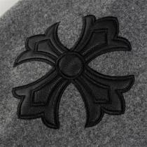 クロムハーツ スーパーコピー ジャケット ホワイト グレー 黒刺繍 フラワー バスケット CHROME HEARTS