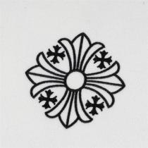 クロムハーツ スーパーコピー ジャケット ホワイト グレー 黒刺繍 フラワー バスケット CHROME HEARTS
