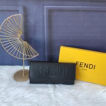 2026人気新作 FENDI 偽物 財布 ロゴ ROMA ベージュ オレンジ レザー  フェンディ