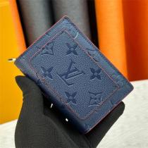 2026春夏新作 LOUIS VUITTON コピー 財布 モノグラム ブルー レッド 高級 レザー ルイヴィトン