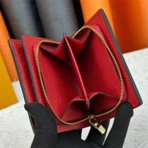 2026春夏新作 LOUIS VUITTON コピー 財布 モノグラム ブルー レッド 高級 レザー ルイヴィトン
