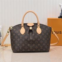 ルイヴィトン コピー ハンドバッグ モノグラム ブラック エンボス ゴールド ロゴ LOUIS VUITTON