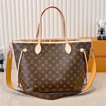 ルイヴィトン スーパーコピー ハンドバッグ モノグラム レザー ストライプ柄 ロゴ LOUIS VUITTON