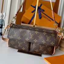 LOUIS VUITTON スーパーコピー ハンドバッグ モノグラム ピンク レザー ゴールド金具 ルイヴィトン