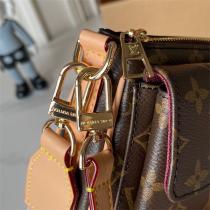 LOUIS VUITTON スーパーコピー ハンドバッグ モノグラム ピンク レザー ゴールド金具 ルイヴィトン