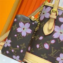 LOUIS VUITTON コピー ハンドバッグ モノグラム 桜 花 ピンク デザイン ルイヴィトン