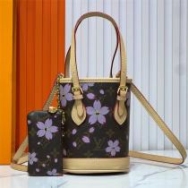 LOUIS VUITTON コピー ハンドバッグ モノグラム 桜 花 ピンク デザイン ルイヴィトン