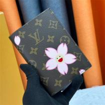 2026限定作 ルイヴィトン 偽物 財布 モノグラム カートゥーン  Vivienne 花柄 ピンク 白 LOUIS VUITTON