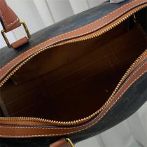 セリーヌ コピー ハンドバッグ ベージュ ワインレッド ゴールド Cモチーフ CELINE