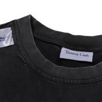 Tommy Cash x Maison Margiela スーパーコピー Tシャツ ダメージ加工 ロゴ プリント メゾン マルジェラ