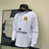 BALENCIAGA コピー 長袖Tシャツ スポーツ ユニフォーム ロゴ バレンシアガ