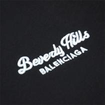 バレンシアガ 偽物 Tシャツ Beverly Hills ロゴ 刺繍 カジュアル BALENCIAGA