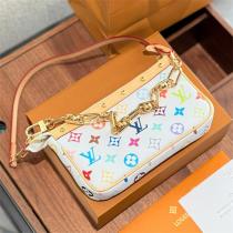 ルイヴィトン スーパーコピー ショルダーバッグ モノグラム ゴールドチェーン LOUIS VUITTON