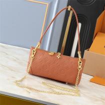 LOUIS VUITTON スーパーコピー ショルダーバッグ モノグラム グレー ゴールドチェーン ハート型金具 ルイヴィトン 