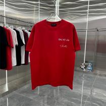 Gucc1 X BALENCIAGA 偽物 Tシャツ ロゴ コラボ ストリートファッション バレンシアガ 