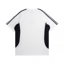 バレンシアガ コピー X ADIDAS Tシャツ ロゴ コントラスト パネル スポーティ ハイファッション BALENCIAGA 