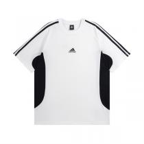 バレンシアガ コピー X ADIDAS Tシャツ ロゴ コントラスト パネル スポーティ ハイファッション BALENCIAGA 
