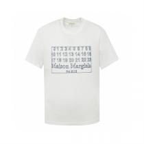 メゾン マルジェラ 偽物 Tシャツ 数字 ロゴ ブループリント 洗練 Maison Margiela