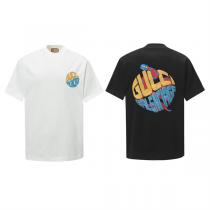 Gucc1 コピー Tシャツ ロゴ ダイナミック プリント カラフル ストリート Gucc1